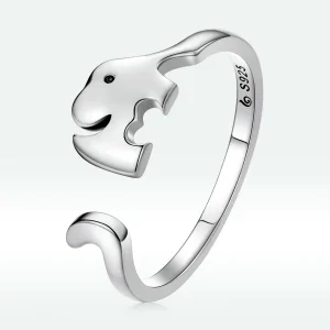 (image for) Pandora Style Elephant Open Ring - BSR227