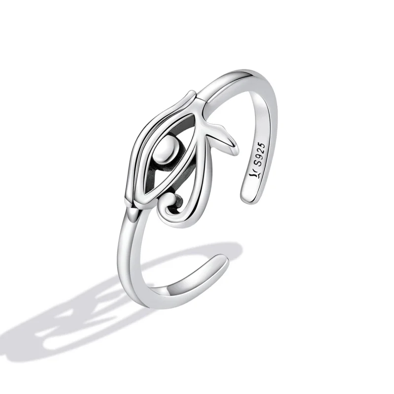 (image for) Pandora Style Eye of Horus Open Ring - SCR801 - View 2