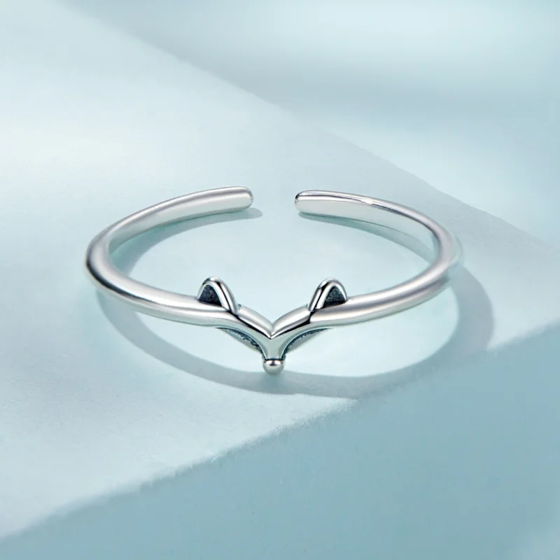 (image for) Pandora Style Fox Open Ring - SCR868 - View 3