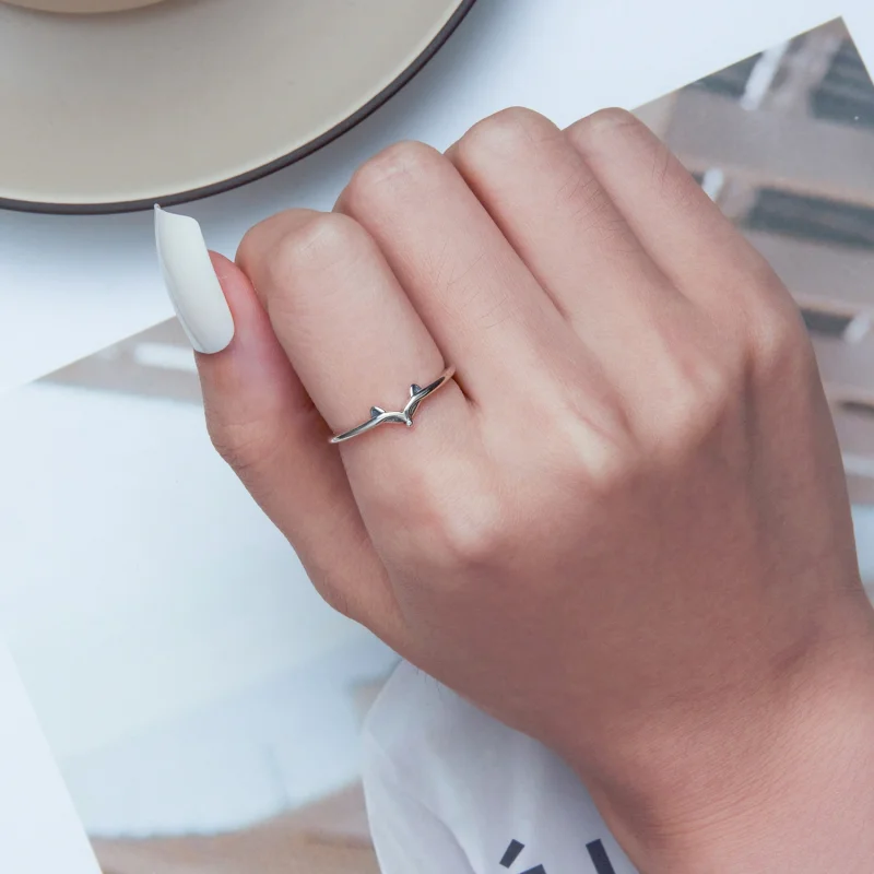 (image for) Pandora Style Fox Open Ring - SCR868 - View 5