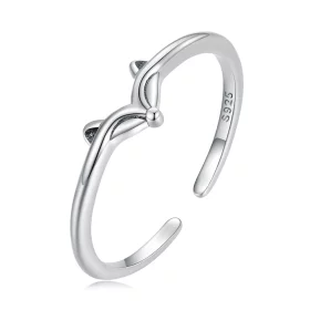 Pandora Style Fox Open Ring - SCR868 Pandora Style Fox Open Ring - SCR868
