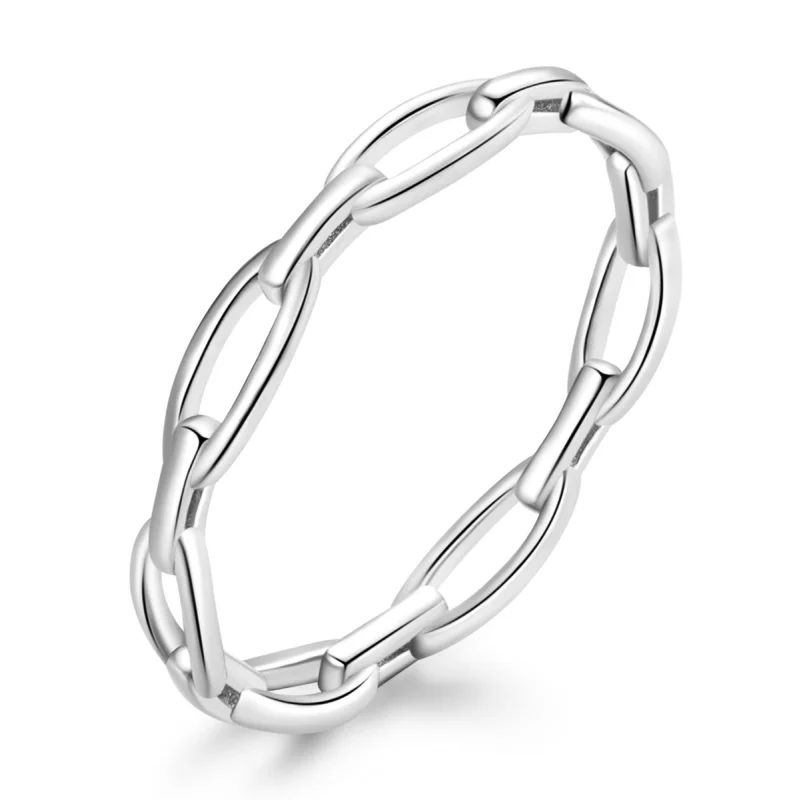 (image for) Pandora Style French Chain Ring - BSR211-A - Product Image