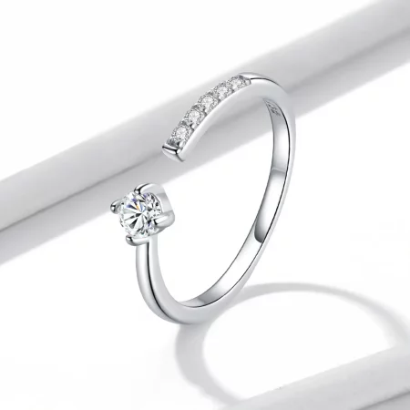 Pandora Style French Simplicity Open Ring - BSR203-A