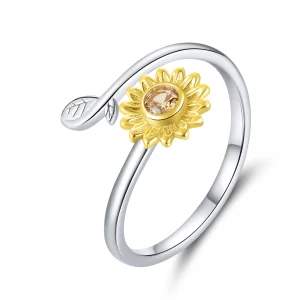 (image for) Pandora Style Fresh Daisy Open Ring - BSR127