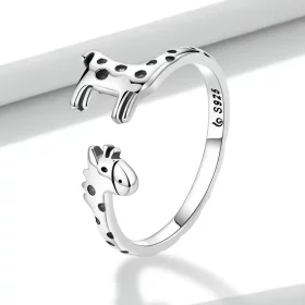 Pandora Style Giraffe Open Ring - BSR228 Pandora Style Giraffe Open Ring - BSR228