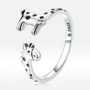 (image for) Pandora Style Giraffe Open Ring - BSR228