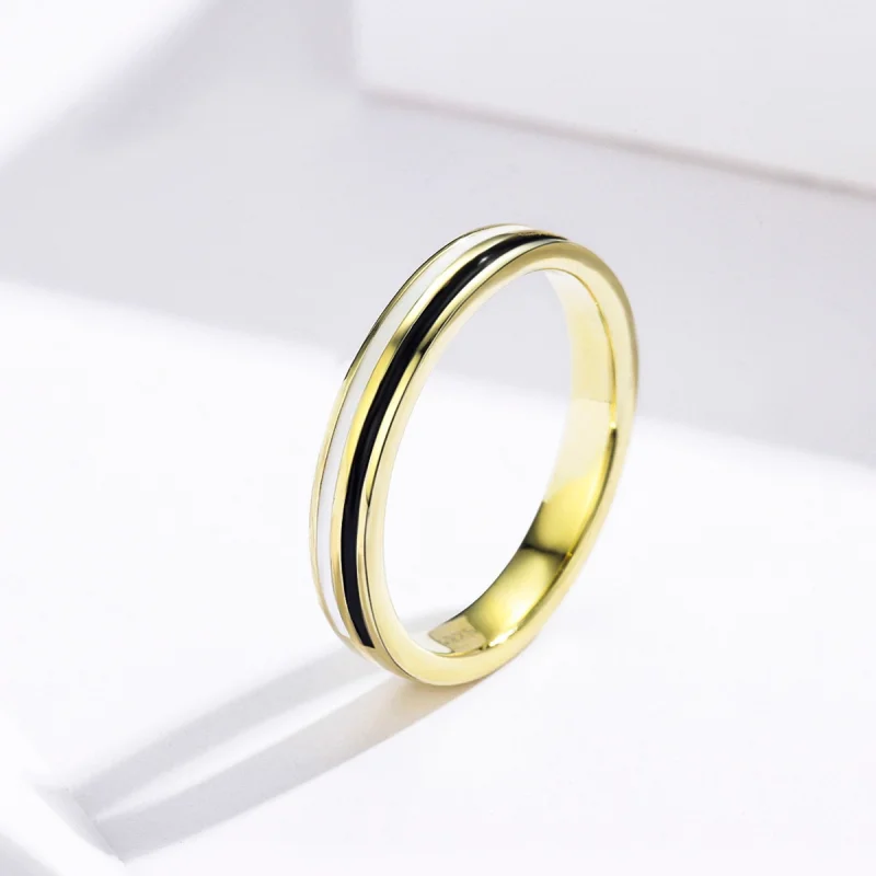 (image for) Pandora Style Gold-Plated Fashion Ring - SCR523 - View 2