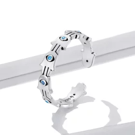 Pandora Style Hand of Fatima Open Ring - BSR237 Pandora Style Hand of Fatima Open Ring - BSR237