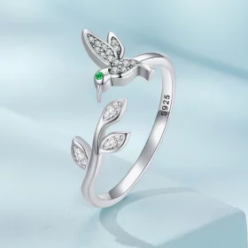 Pandora Style Hummingbird Open Ring - SCR871 Pandora Style Hummingbird Open Ring - SCR871