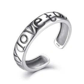 Pandora Style Love Couples Open Ring - VSR014