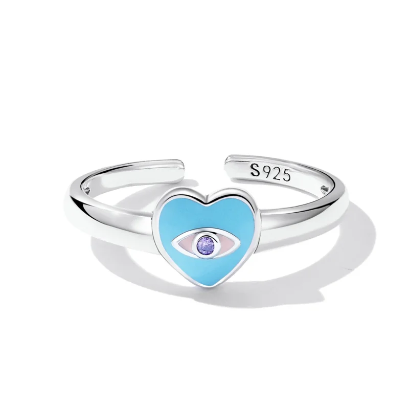 (image for) Pandora Style Love Devil Eyes Open Ring - SCR806 - View 3