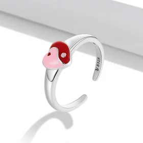 Pandora Style Love Gossip Map Open Ring - SCR786 Pandora Style Love Gossip Map Open Ring - SCR786