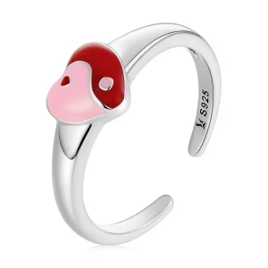 Pandora Style Love Gossip Map Open Ring - SCR786 (image for) Pandora Style Love Gossip Map Open Ring - SCR786