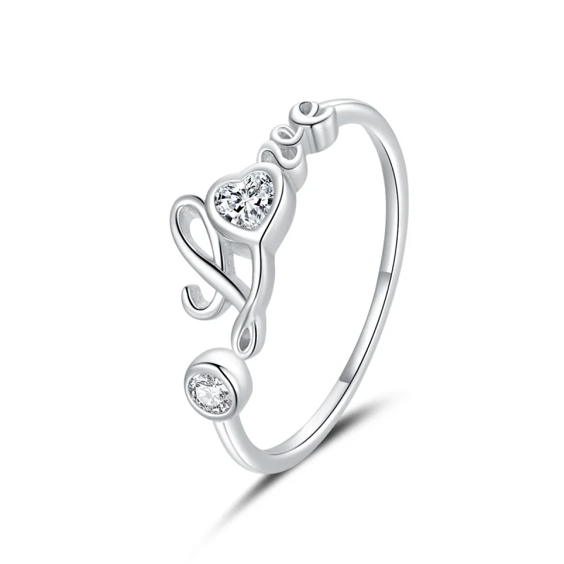 (image for) Pandora Style Love Open Ring - BSR146 - Product Image
