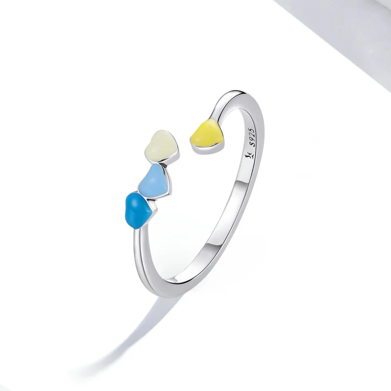 (image for) Pandora Style Love Open Ring - SCR770 - View 2