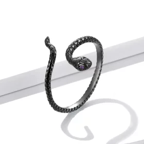 Pandora Style Mystic Snake Open Ring - BSR236 Pandora Style Mystic Snake Open Ring - BSR236