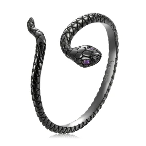 (image for) Pandora Style Mystic Snake Open Ring - BSR236