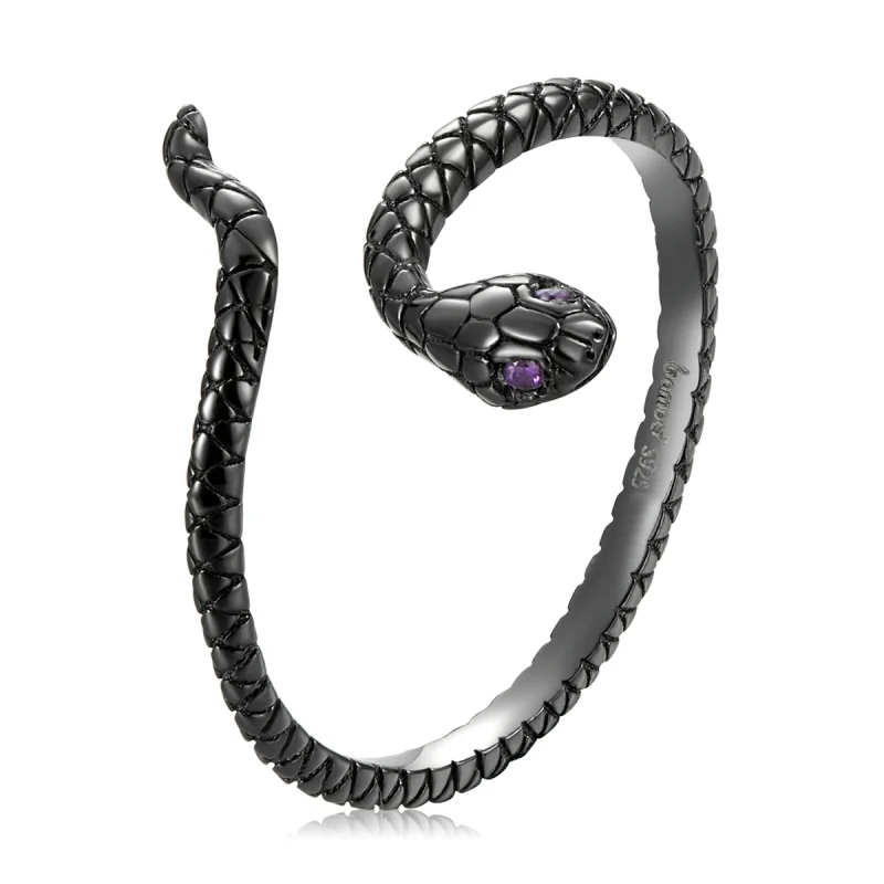 (image for) Pandora Style Mystic Snake Open Ring - BSR236 - Product Image