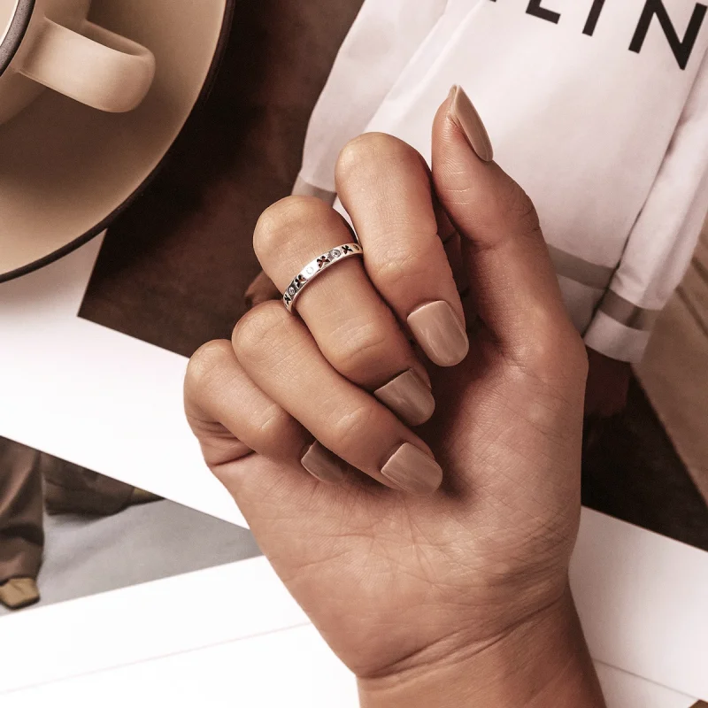 (image for) Pandora Style Openwork Butterfly Open Ring - SCR764 - View 6