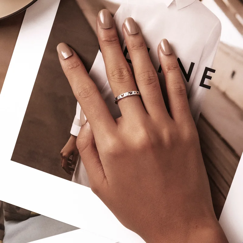 (image for) Pandora Style Openwork Butterfly Open Ring - SCR764 - View 7