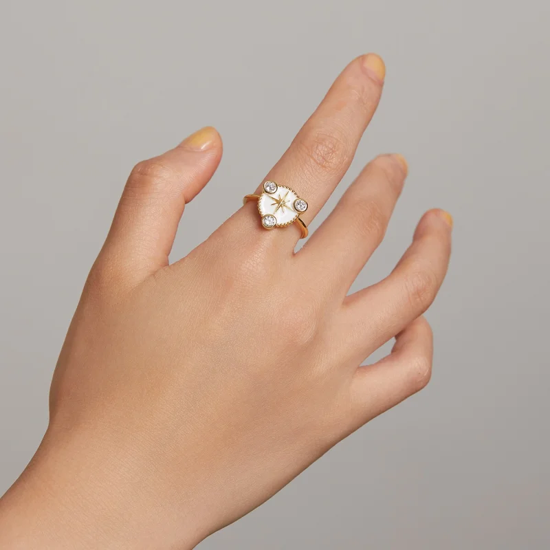 (image for) Pandora Style Personality Star Open Ring - SCR733 - View 5