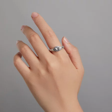 Pandora Style Retro Butterfly Open Ring - BSR200