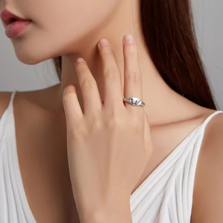 Pandora Style Retro Butterfly Open Ring - BSR200