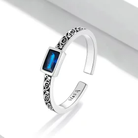 Pandora Style Retro Pattern - Zirconium Open Ring - SCR768 Pandora Style Retro Pattern - Zirconium Open Ring - SCR768