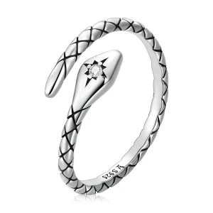 (image for) Pandora Style Retro Spirit Snake Open Ring - SCR798