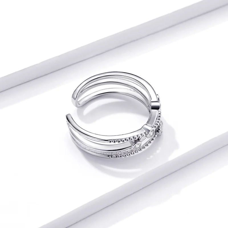 (image for) Pandora Style Shine Star Open Ring - BSR162 - View 3