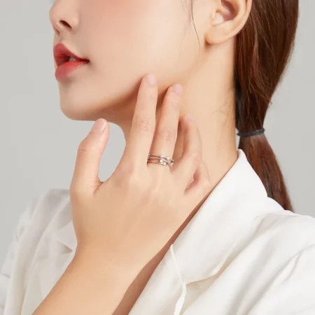 Pandora Style Shine Star Open Ring - BSR162