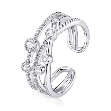 Pandora Style Shine Star Open Ring - BSR162 Pandora Style Shine Star Open Ring - BSR162