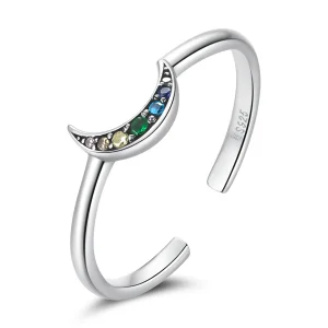 (image for) Pandora Style Shine The Moon Open Ring - SCR778