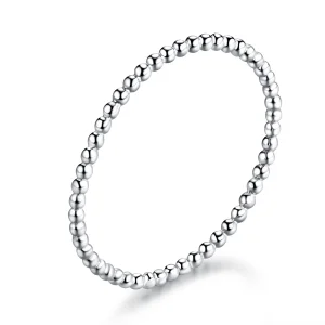 (image for) Pandora Style Silver Beaded Ring - SCR574