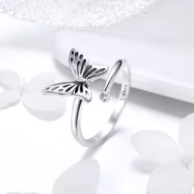 Pandora Style Silver Butterfly Dream Ring - SCR448 Pandora Style Silver Butterfly Dream Ring - SCR448