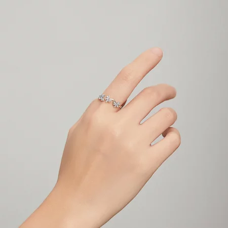 Pandora Style Silver Butterfly Open Ring - SCR704