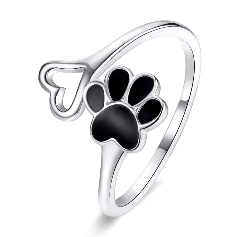 (image for) Pandora Style Silver Cat Claws Open Ring - SCR584 - Product Image