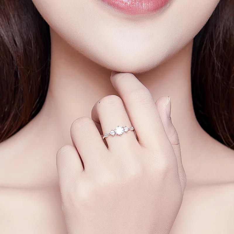 (image for) Pandora Style Silver Cherise Ring - SCR568 - View 7