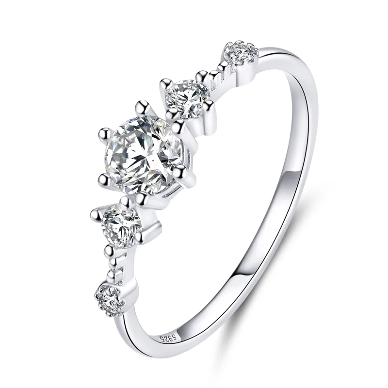 (image for) Pandora Style Silver Cherise Ring - SCR568 - Product Image