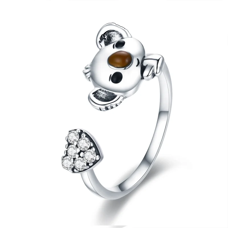 (image for) Pandora Style Silver Cute Fairy Ring - SCR355 - Product Image