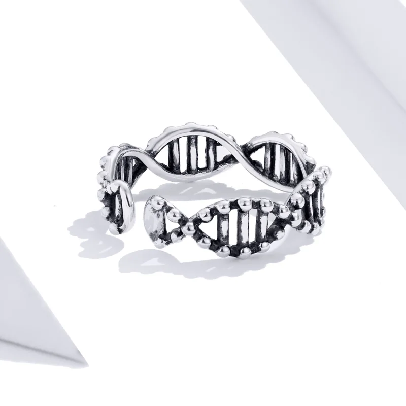 (image for) Pandora Style Silver DNA Open Ring - SCR643 - View 4