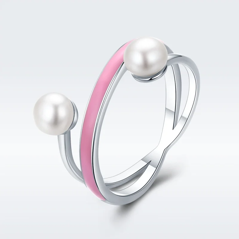(image for) Pandora Style Silver Elegant Geometry Ring - SCR234 - Product Image
