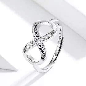 Pandora Style Silver Endless Love Open Ring - SCR579 Pandora Style Silver Endless Love Open Ring - SCR579