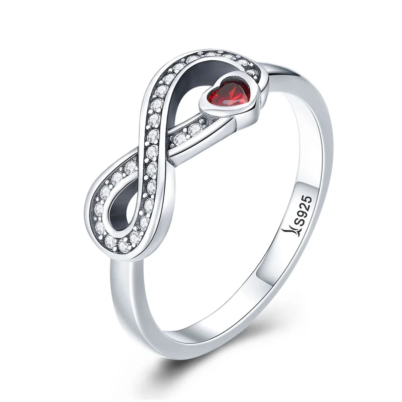 (image for) Pandora Style Silver Enduring Heart Ring - SCR415 - Product Image