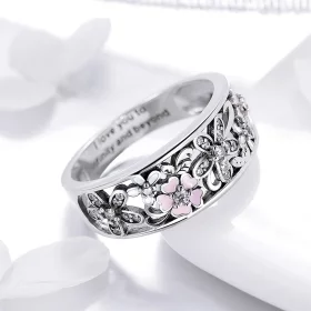 Pandora Style Silver Flower Dance Ring - SCR390 Pandora Style Silver Flower Dance Ring - SCR390
