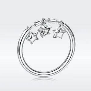 (image for) Pandora Style Silver Guardian Stars Ring - SCR406