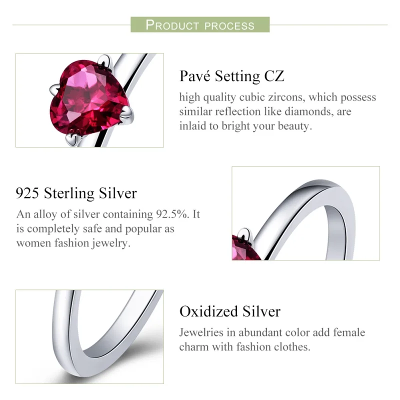 (image for) Pandora Style Silver Heartbeat Ring - SCR389 - View 4