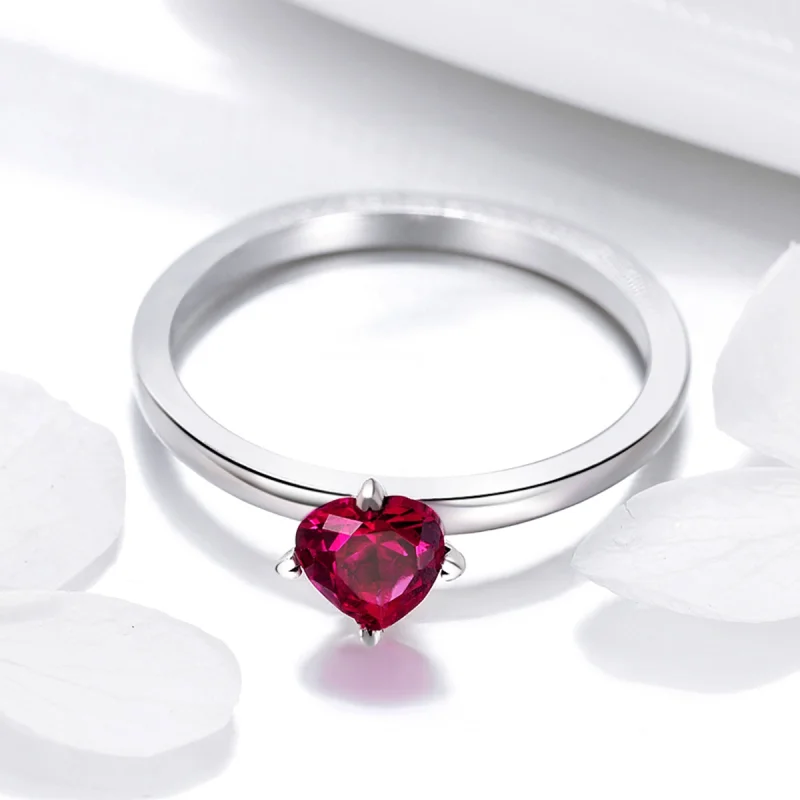 (image for) Pandora Style Silver Heartbeat Ring - SCR389 - View 6