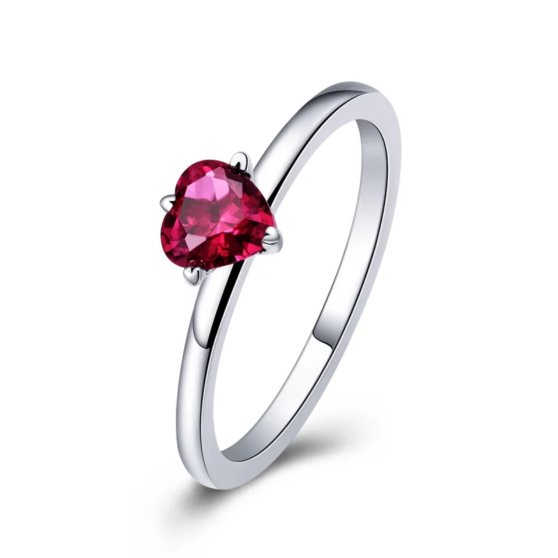 (image for) Pandora Style Silver Heartbeat Ring - SCR389 - Product Image