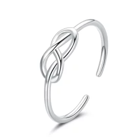 Pandora Style Silver Infinity Open Ring - BSR143 Pandora Style Silver Infinity Open Ring - BSR143